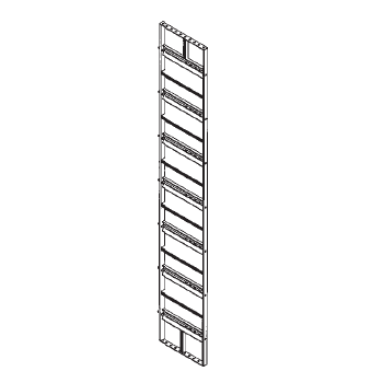 Panel V/82-B metálico para pilares medianiles Cofresa - 300x3000mm - Referencia 3010003